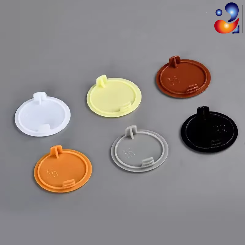 Furniture Hardware Hinges - Coperture Decorative Rotonde in Plastica per