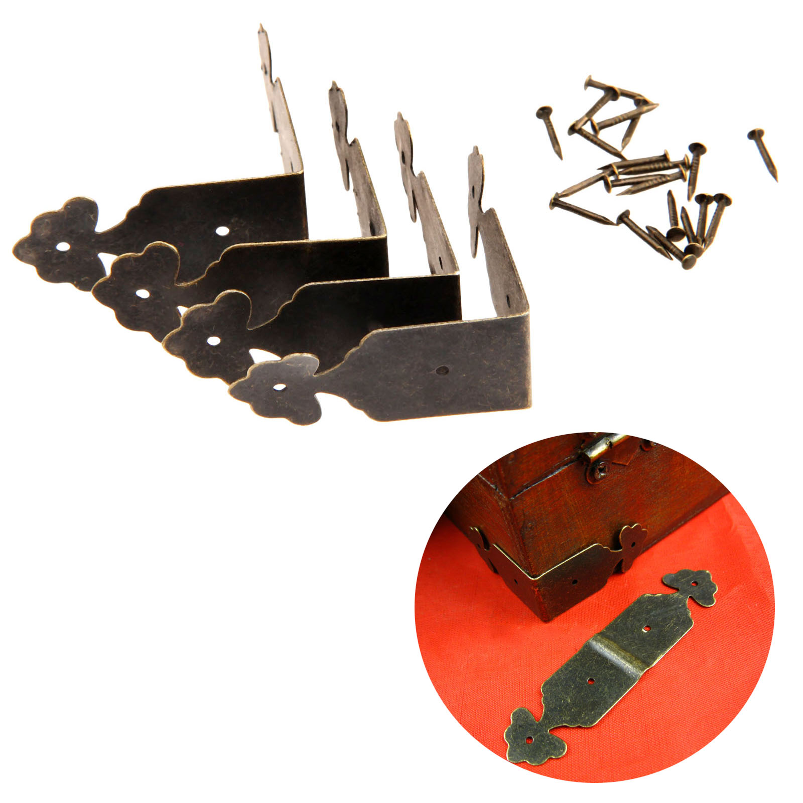 Furniture Hardware Covers - 4 Pcs Decorativo Salva Angolo per