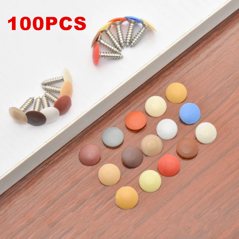Furniture Hardware Covers - 100 pezzi Coprivite Copri tappo a
