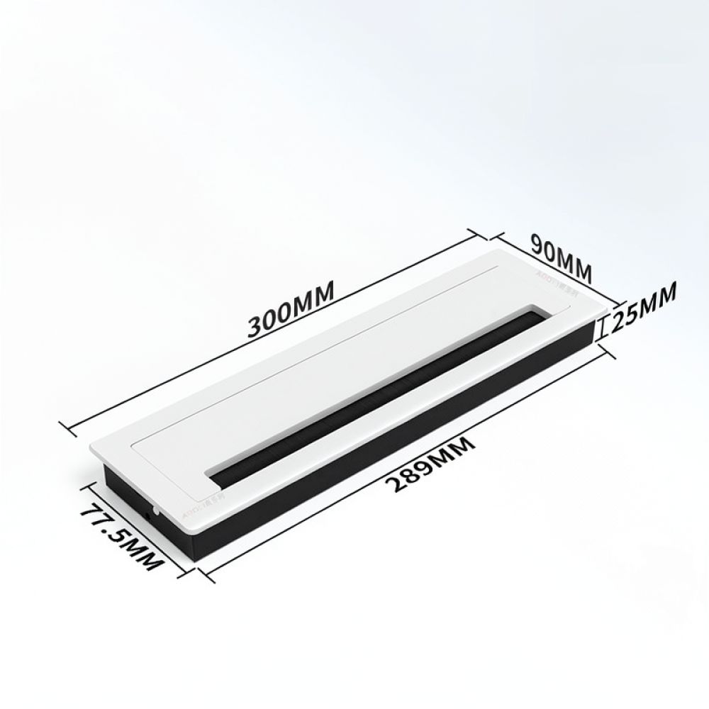 Furniture Hardware Covers - Passacavo da scrivania in alluminio spazzolato