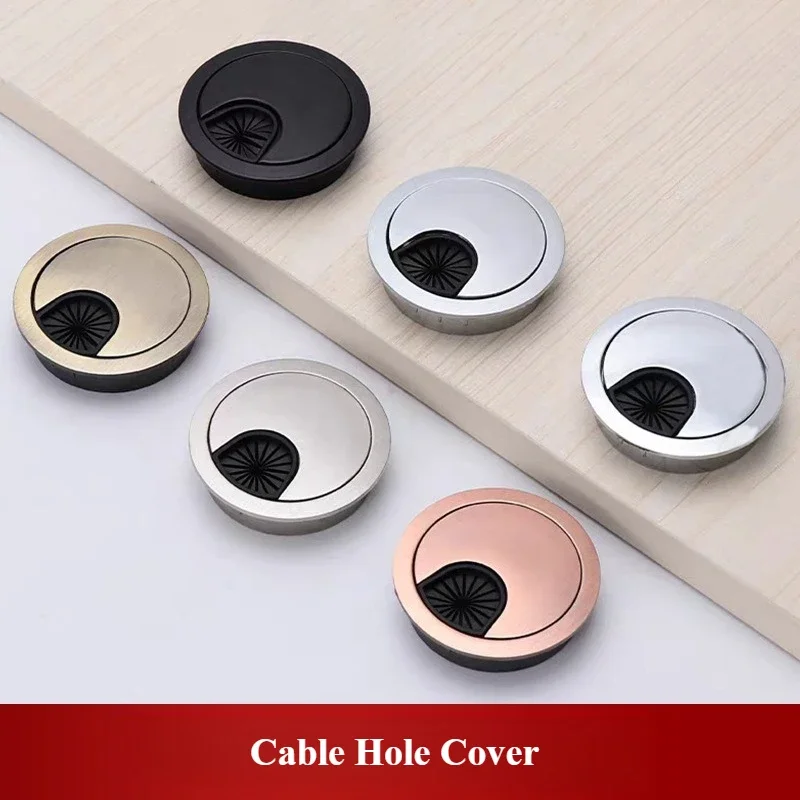 Furniture Hardware Covers - 1 pz scrivania foro filo copertura