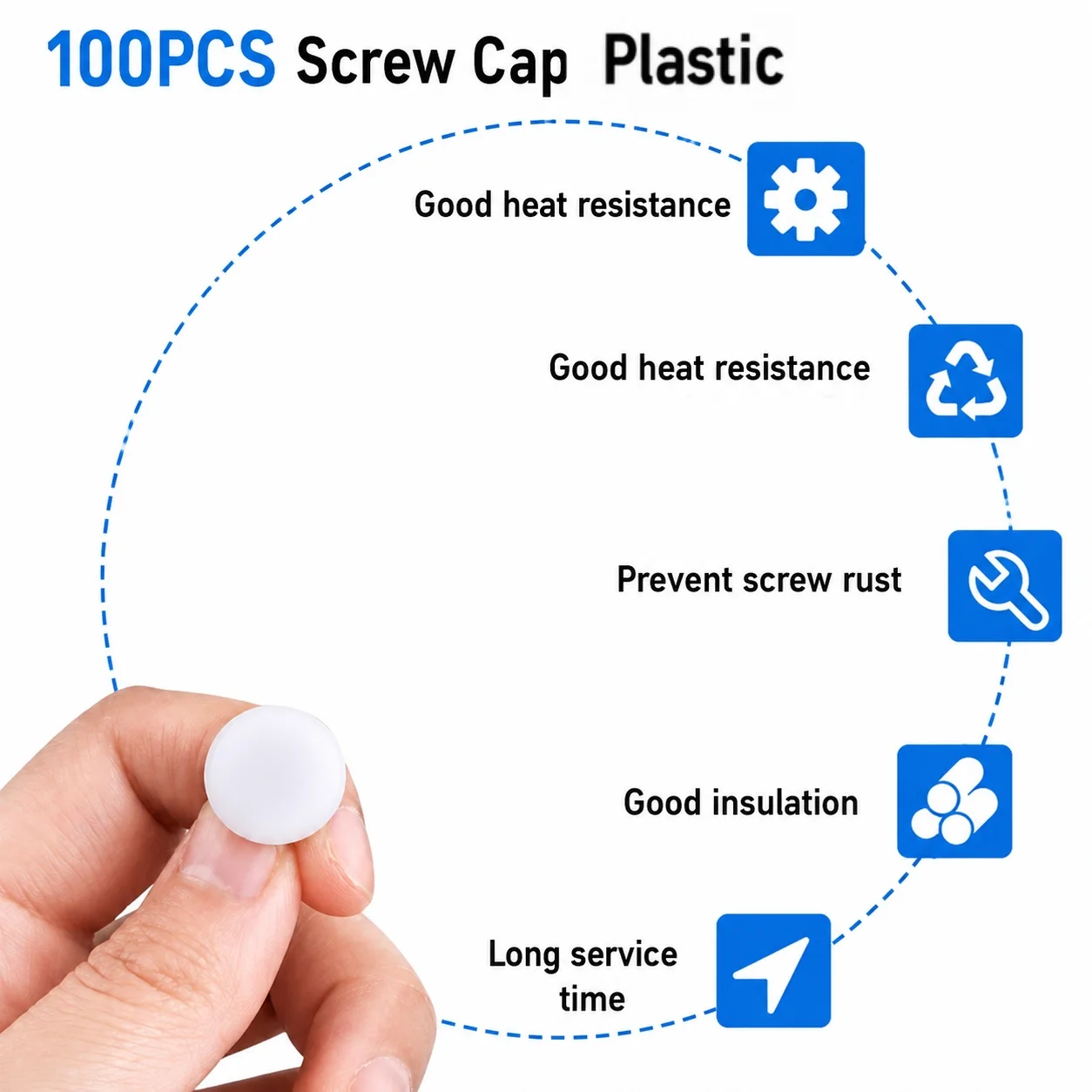100 pezzi di viti autofilettan - Furniture Hardware Covers recensione e prezzo