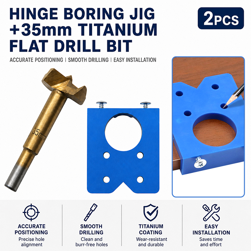 Jig per Foratura Cerniere 35mm - Furniture Hardware Hinges recensione e prezzo