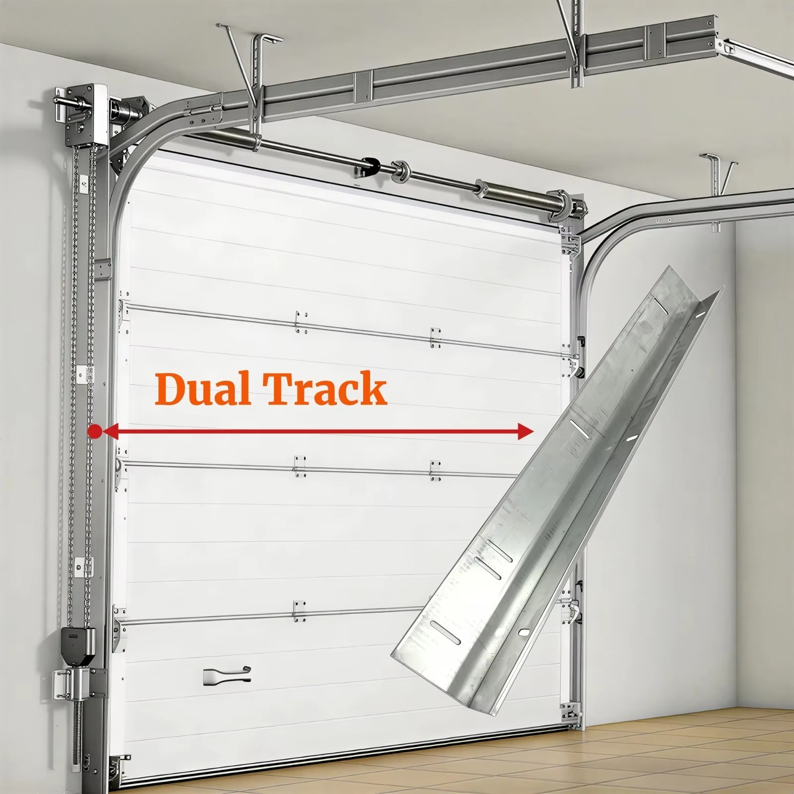 Porta Sezionale per Garage in  - Home Furniture & Hardware Trading recensione e prezzo