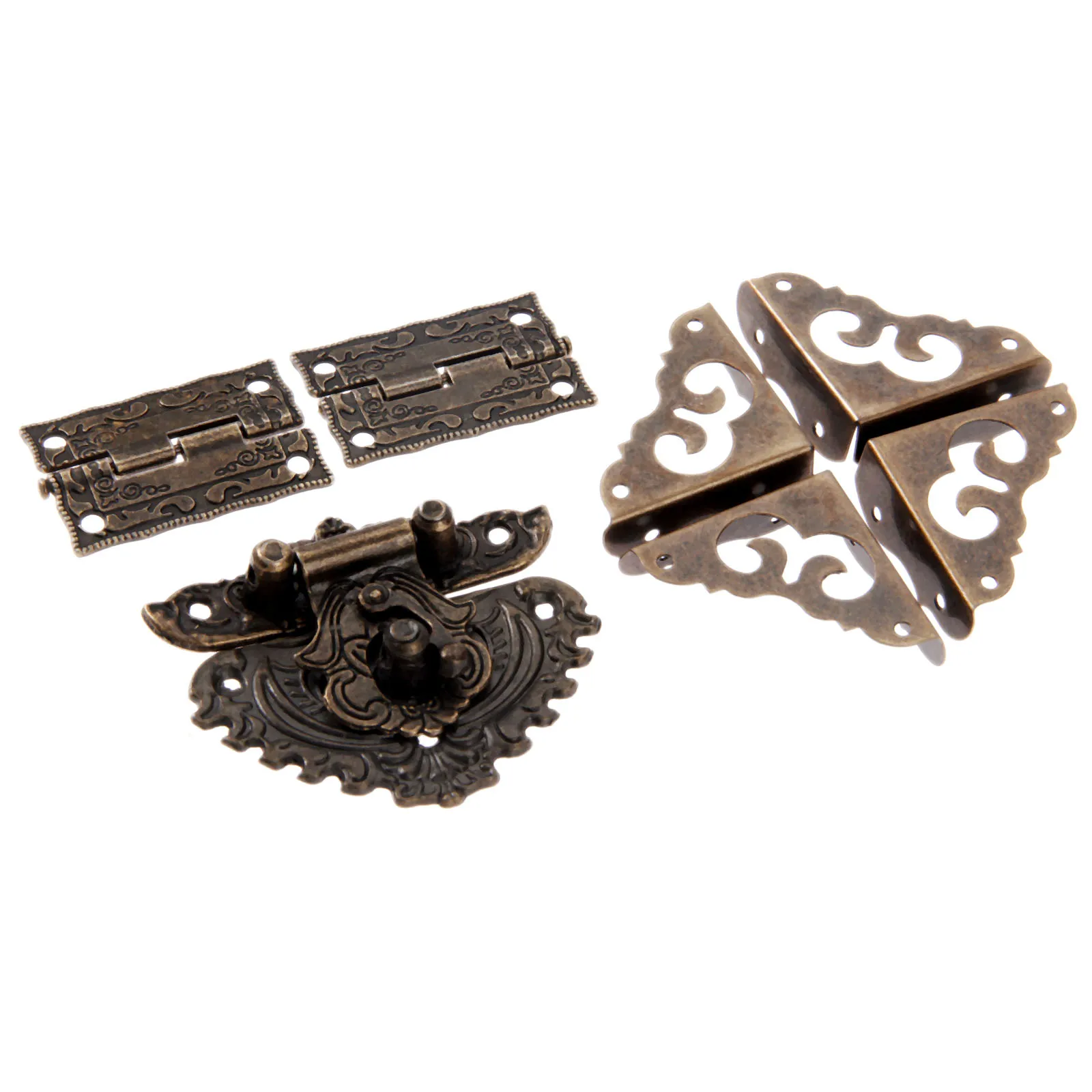 7 pz/set lucchetto in bronzo a - Furniture Hardware Hinges recensione e prezzo