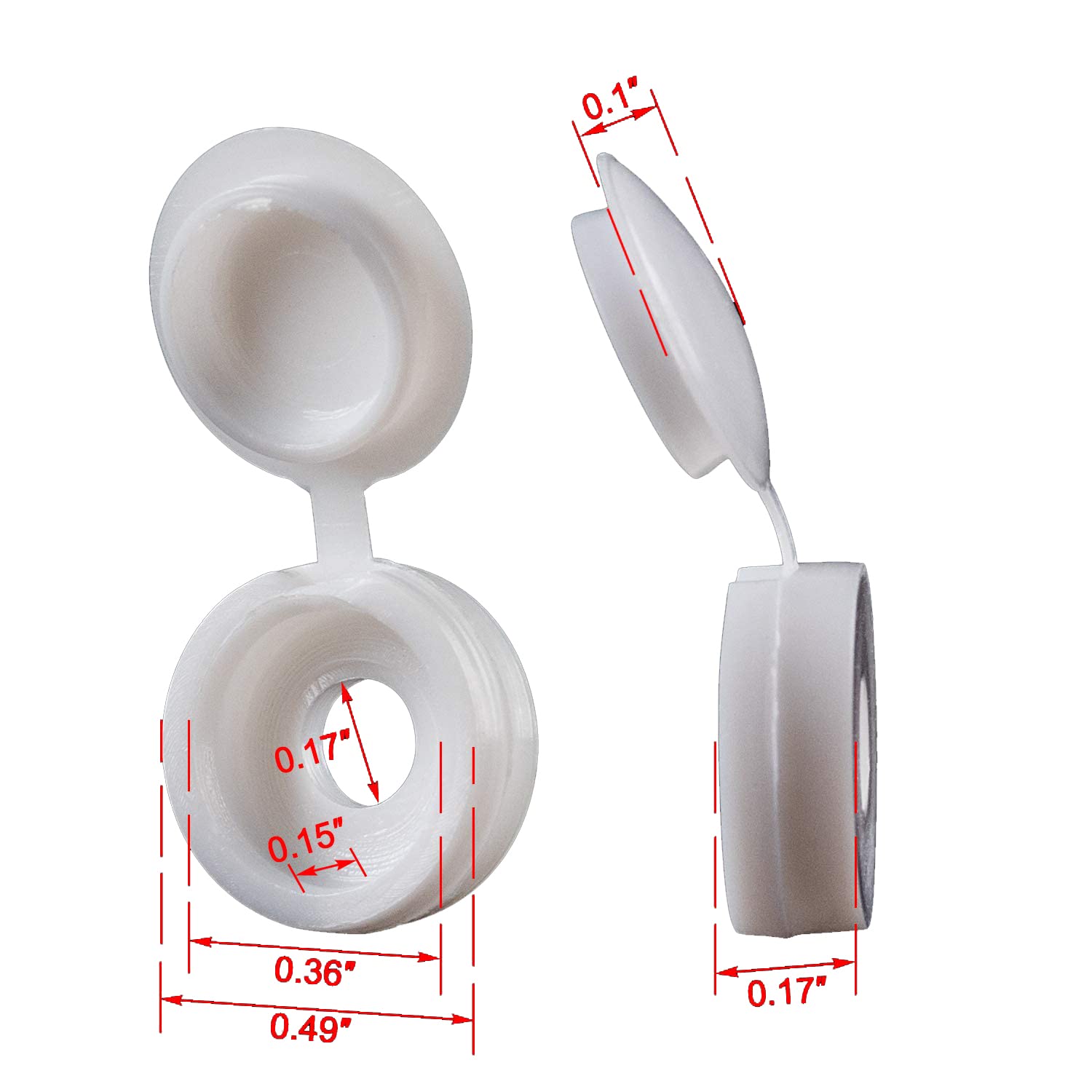 Copri tappo a vite in plastica - Furniture Hardware Hinges recensione e prezzo